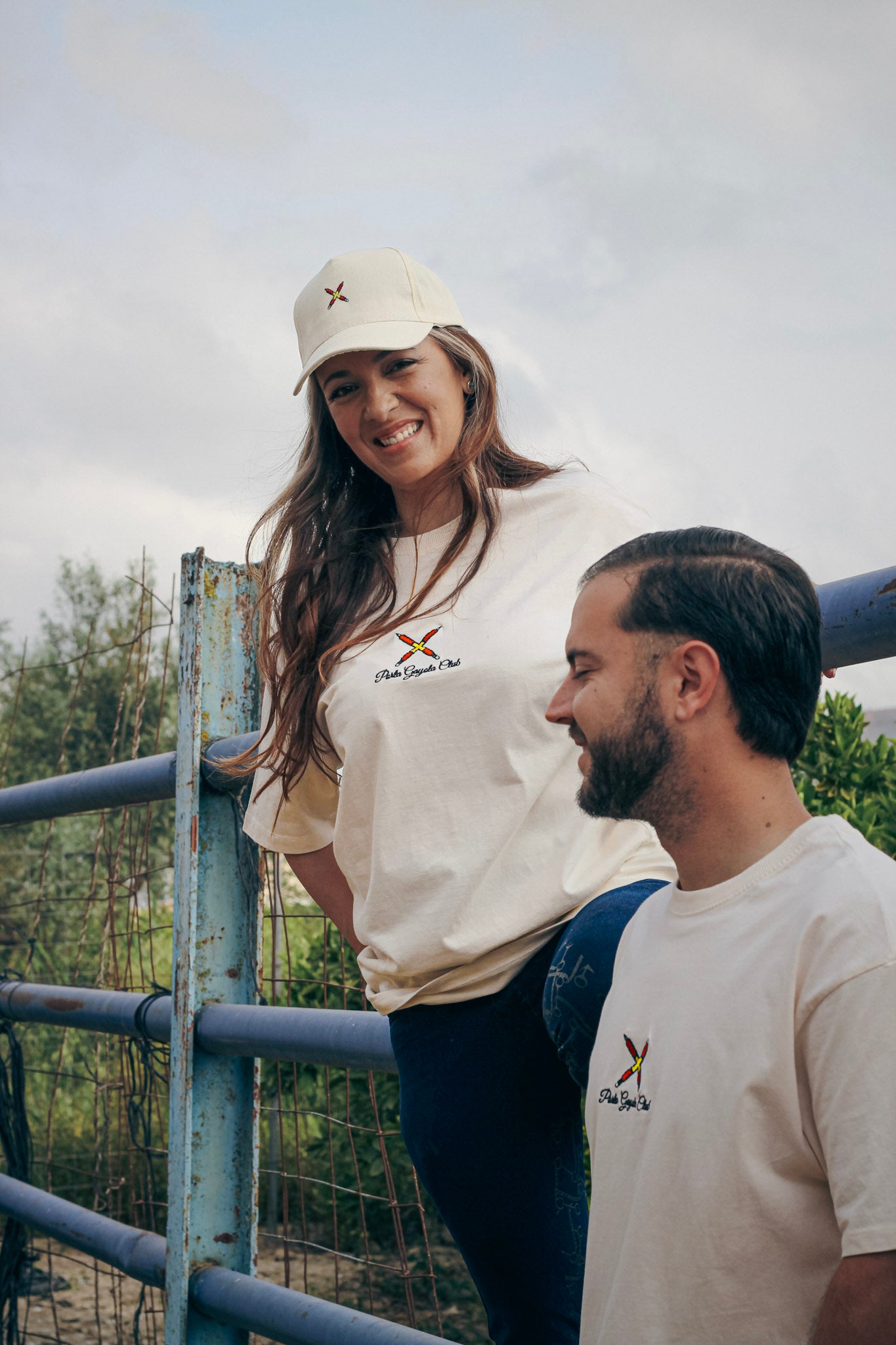 Gorra PGC Blanco vintage