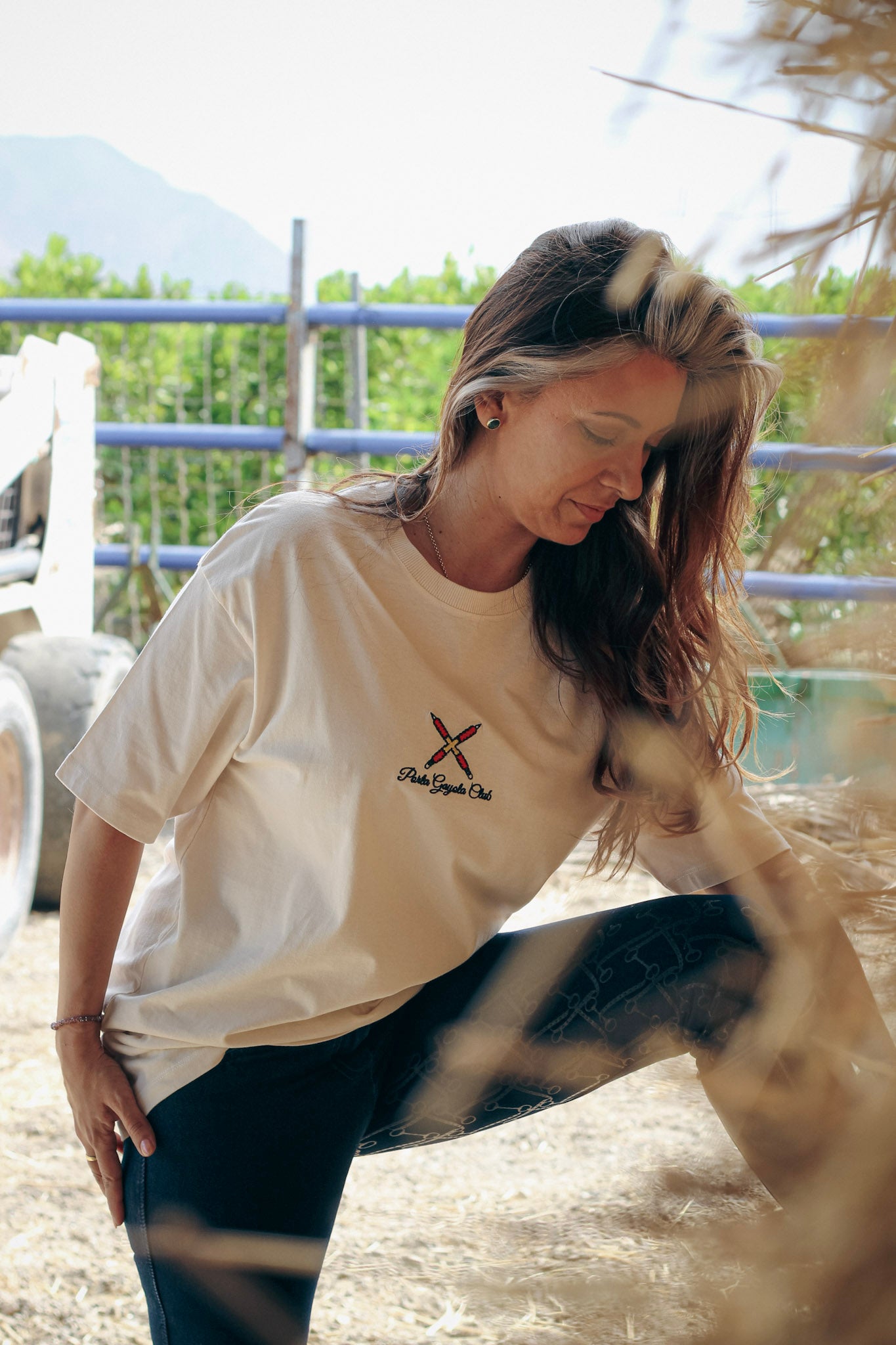 Camiseta "Babieca" blanco vintage