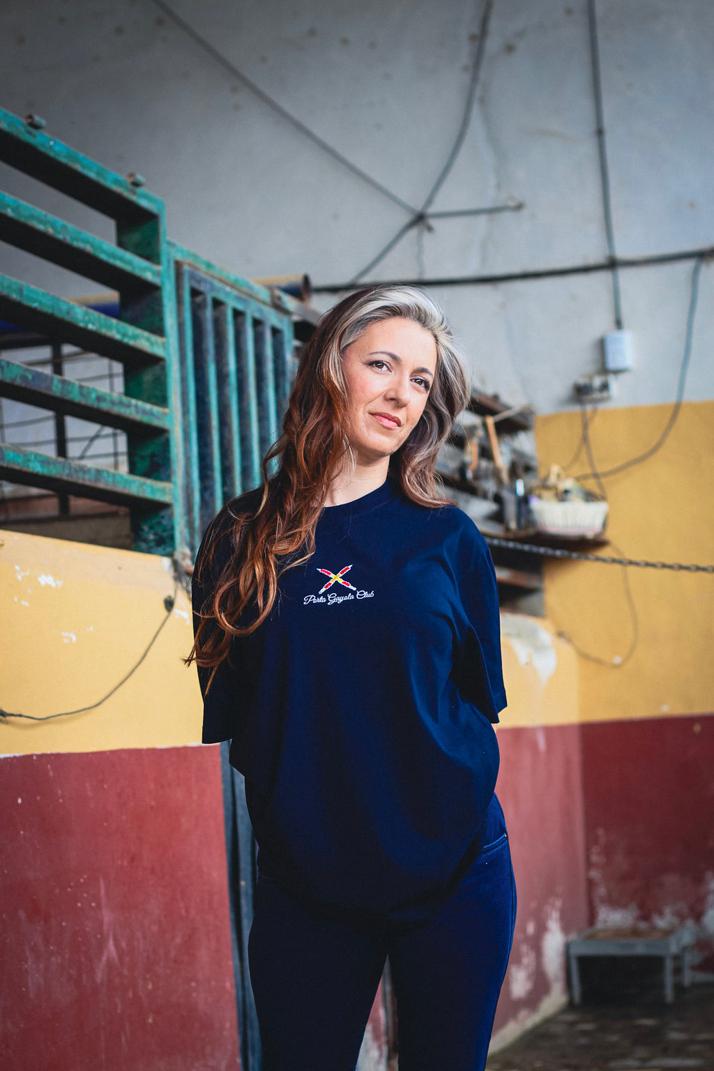 Camiseta "Babieca" azul oscuro