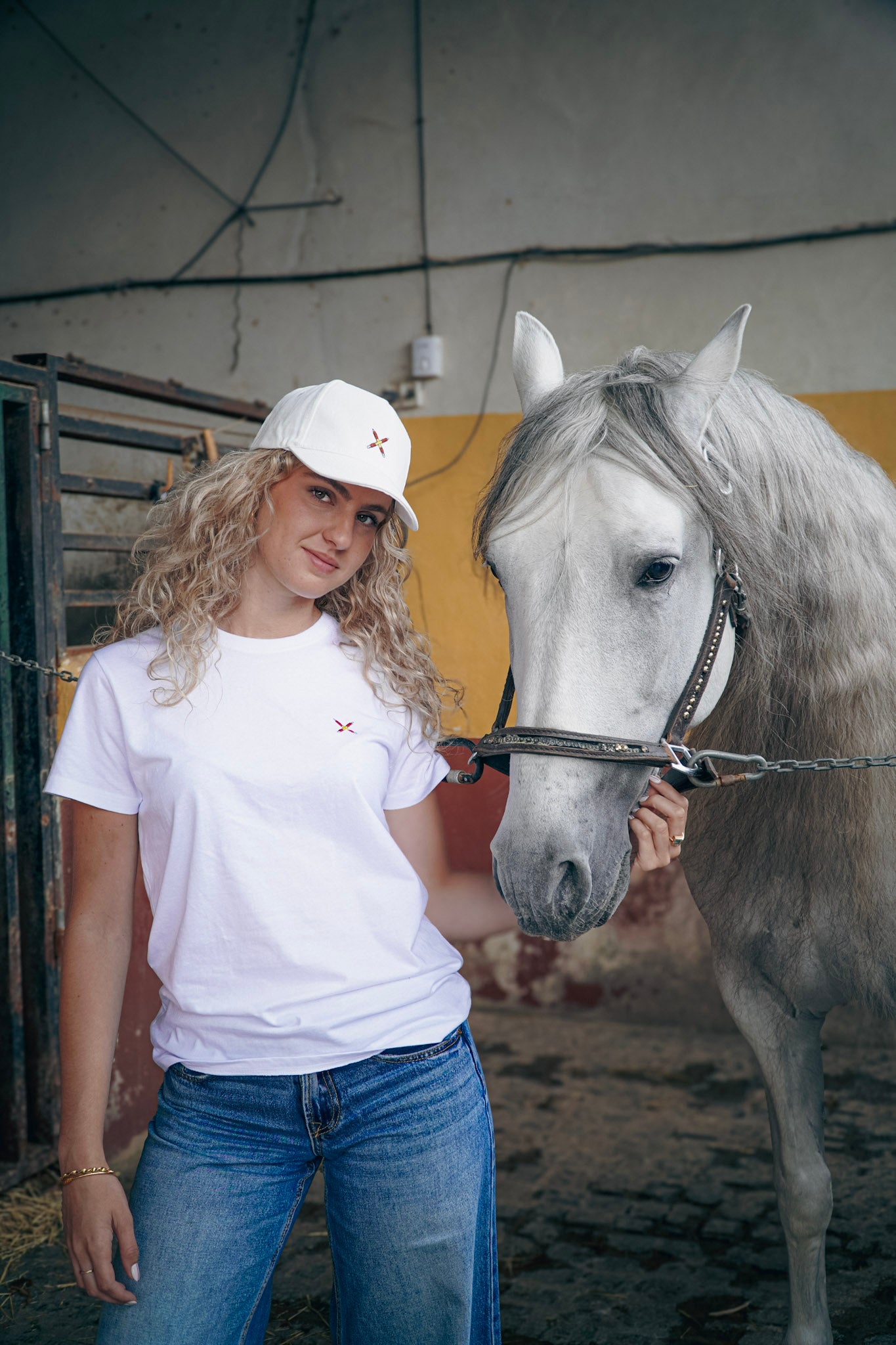 Camiseta "Dehesa" blanca