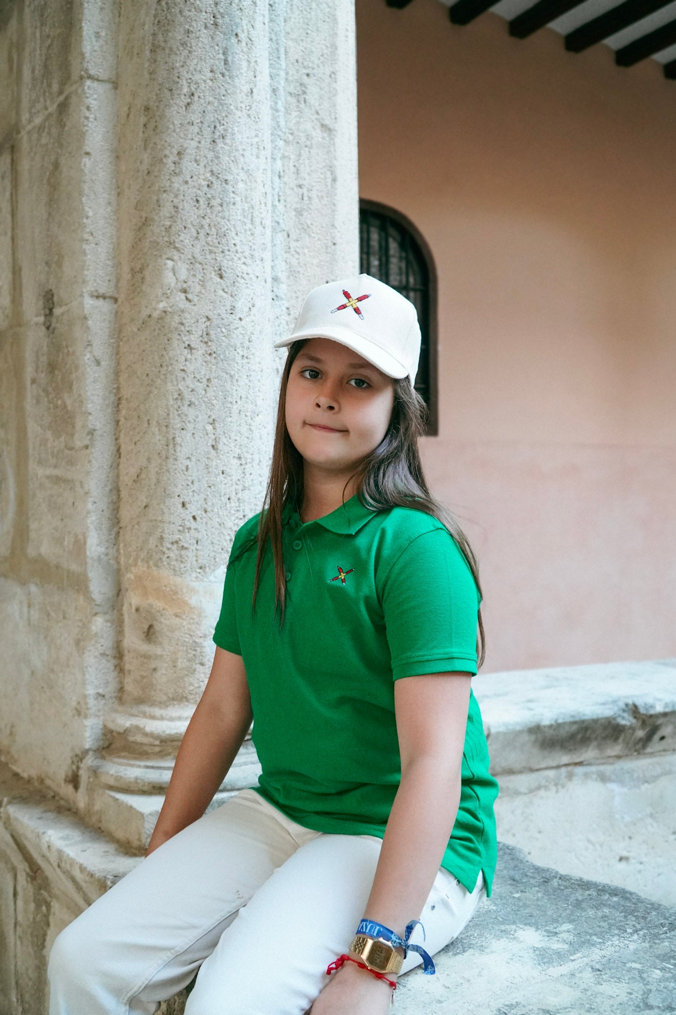 Polo "LUMINOSO" verde niño/a