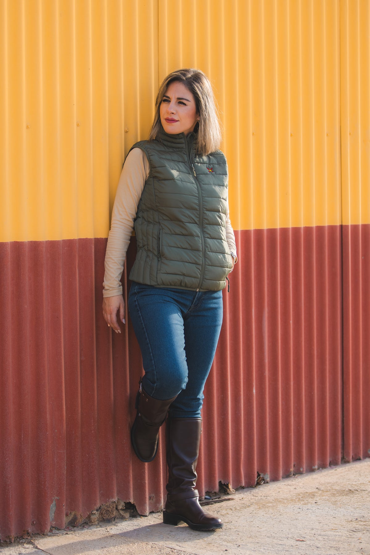 Chaleco PGC Verde Militar - Mujer