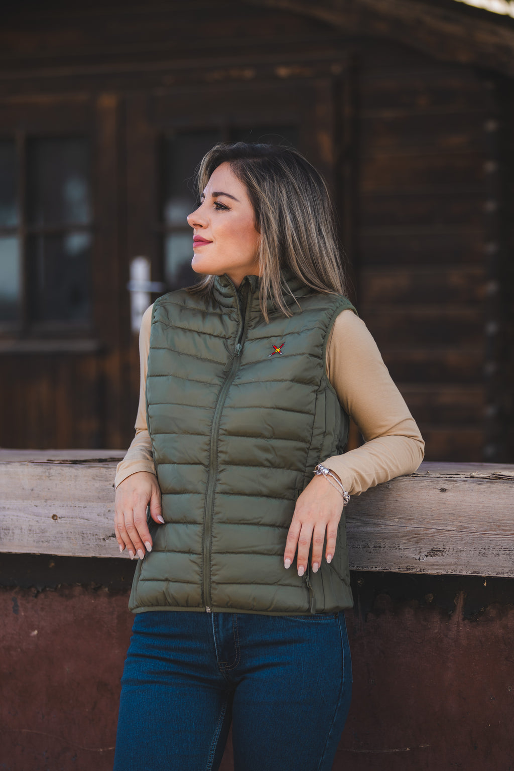 Chaleco PGC Verde Militar - Mujer