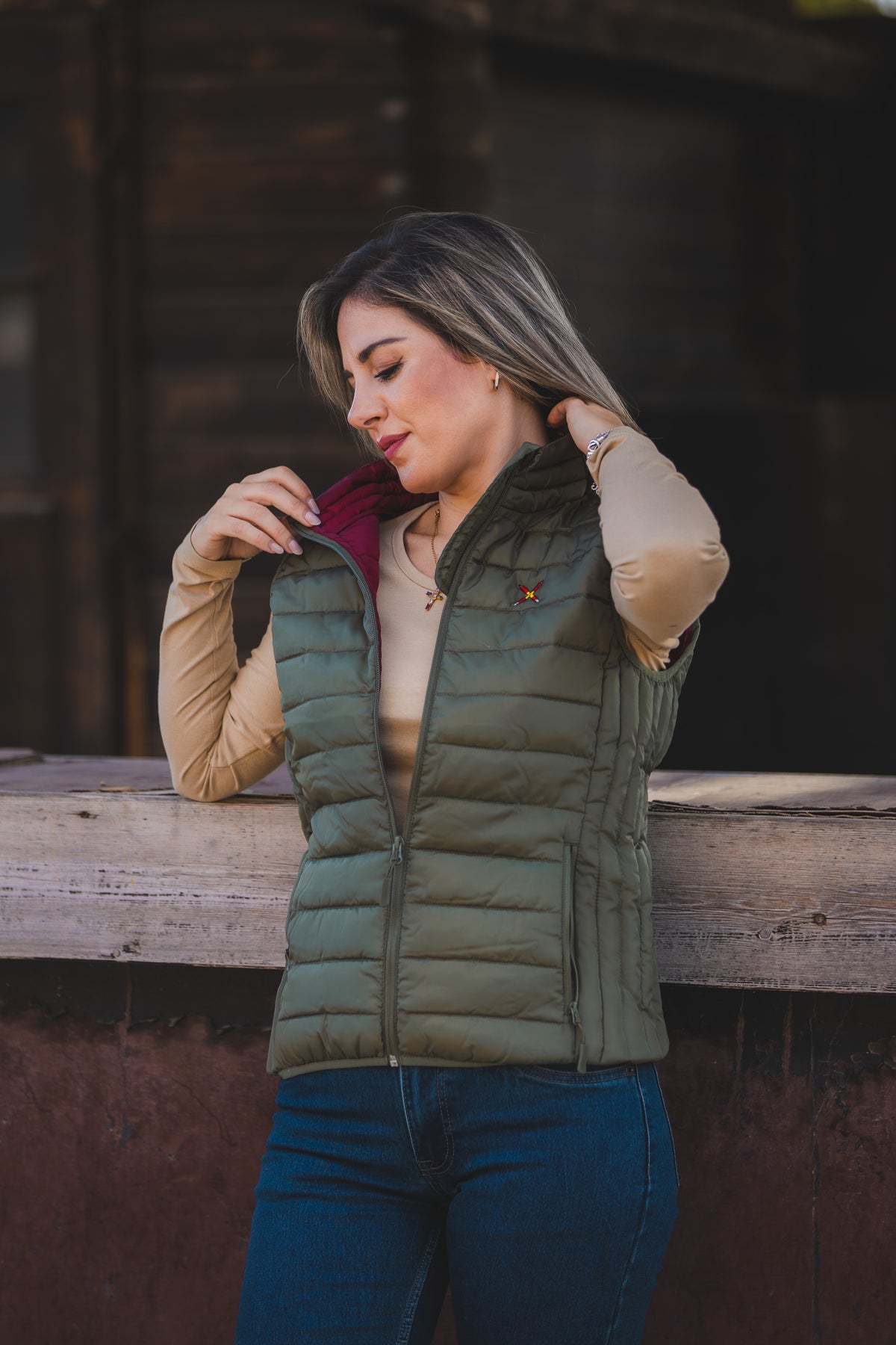 Chaleco PGC Verde Militar - Mujer