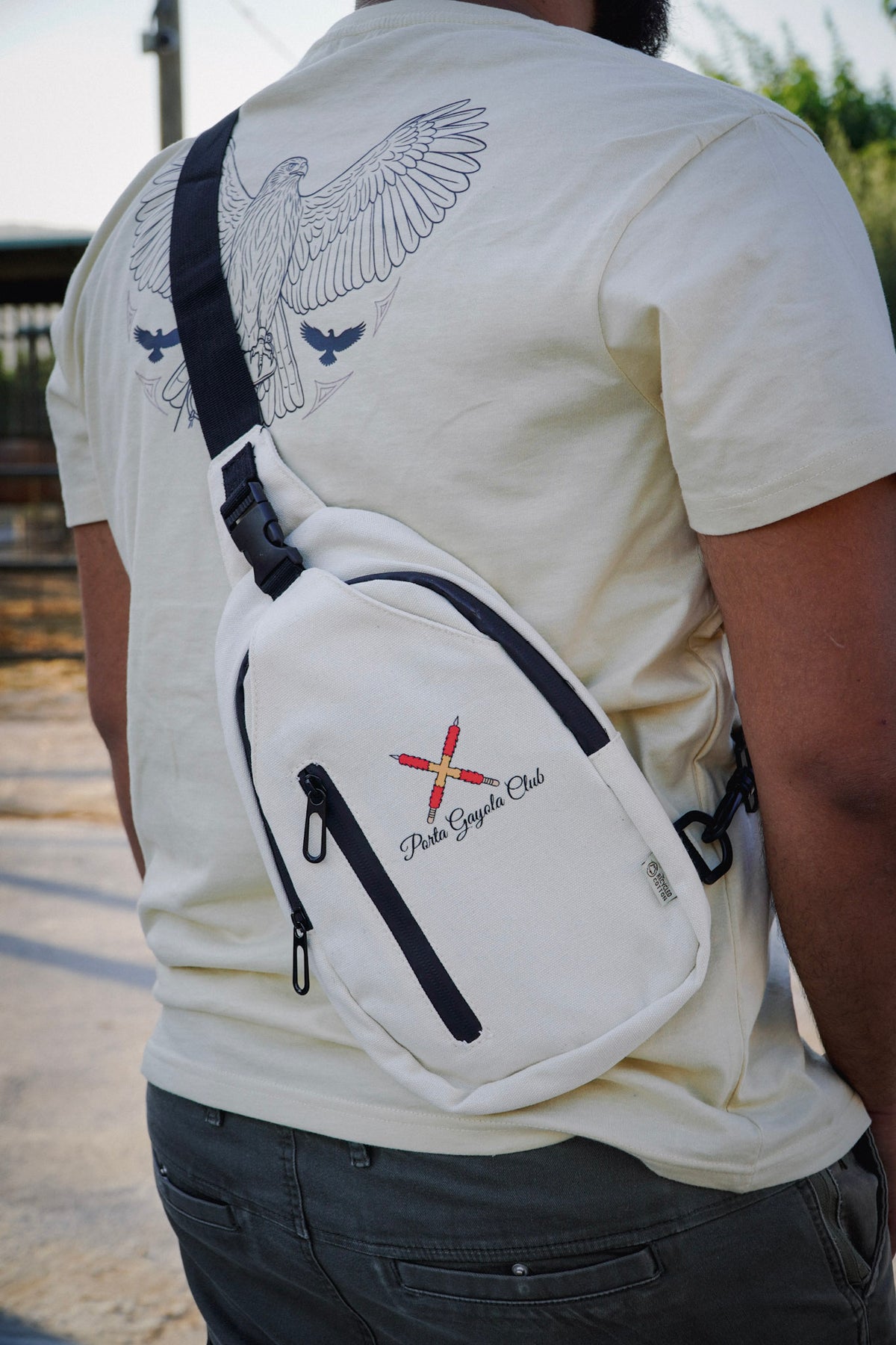 Bandolera PGC Blanco Vintage